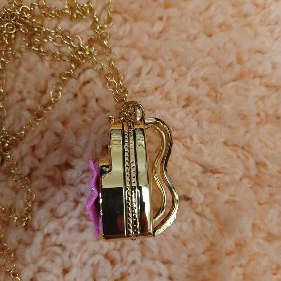 Betsey Johnson Backpack Lockett Necklace Pendant - Picture 3 of 5